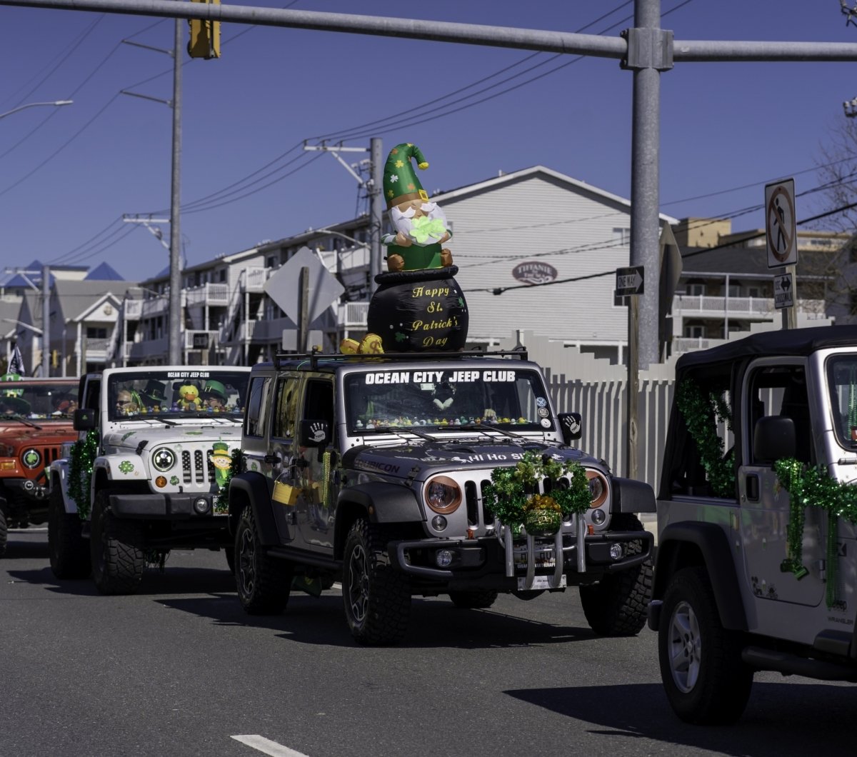 Ocean City Jeep Club OCMD Jeep Club at the St. Patrick's Day parade