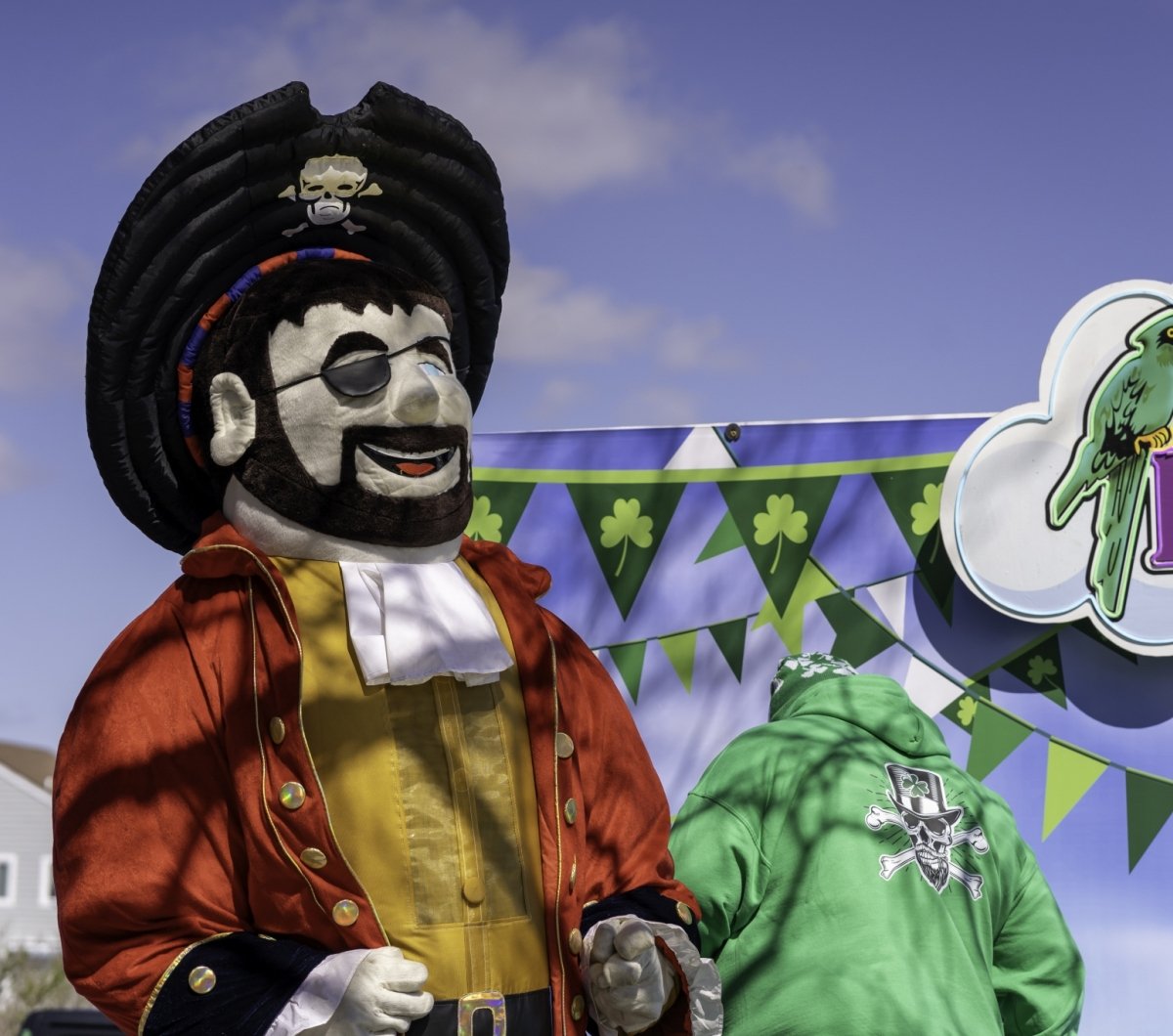 Jolly Roger Mascot The pirate mascot for Jolly Roger